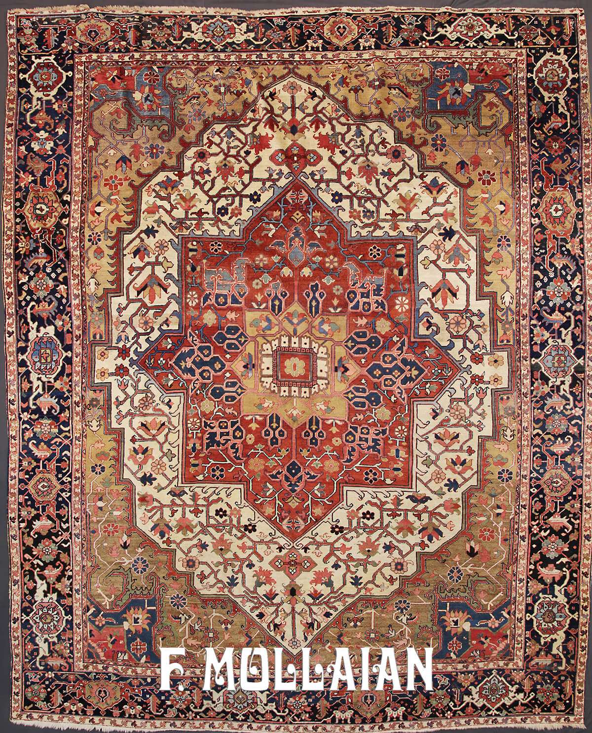 Heriz Rug Serapi n°:796076